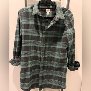 River Island Dark Plaid Shirt